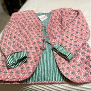 Darlington Isle NWT reversible quilted jacket